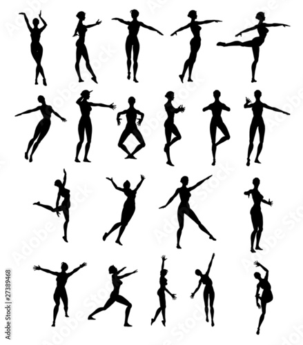 Silhouette Donna che Danza