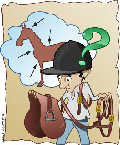 Inexperienced horse-rider
