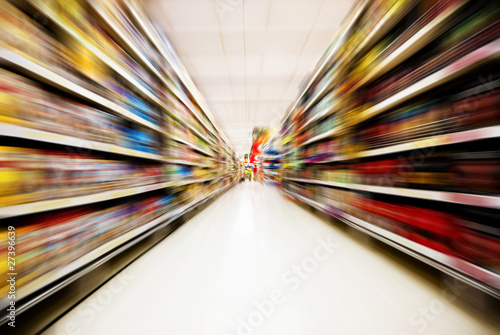 move motion in supermarket