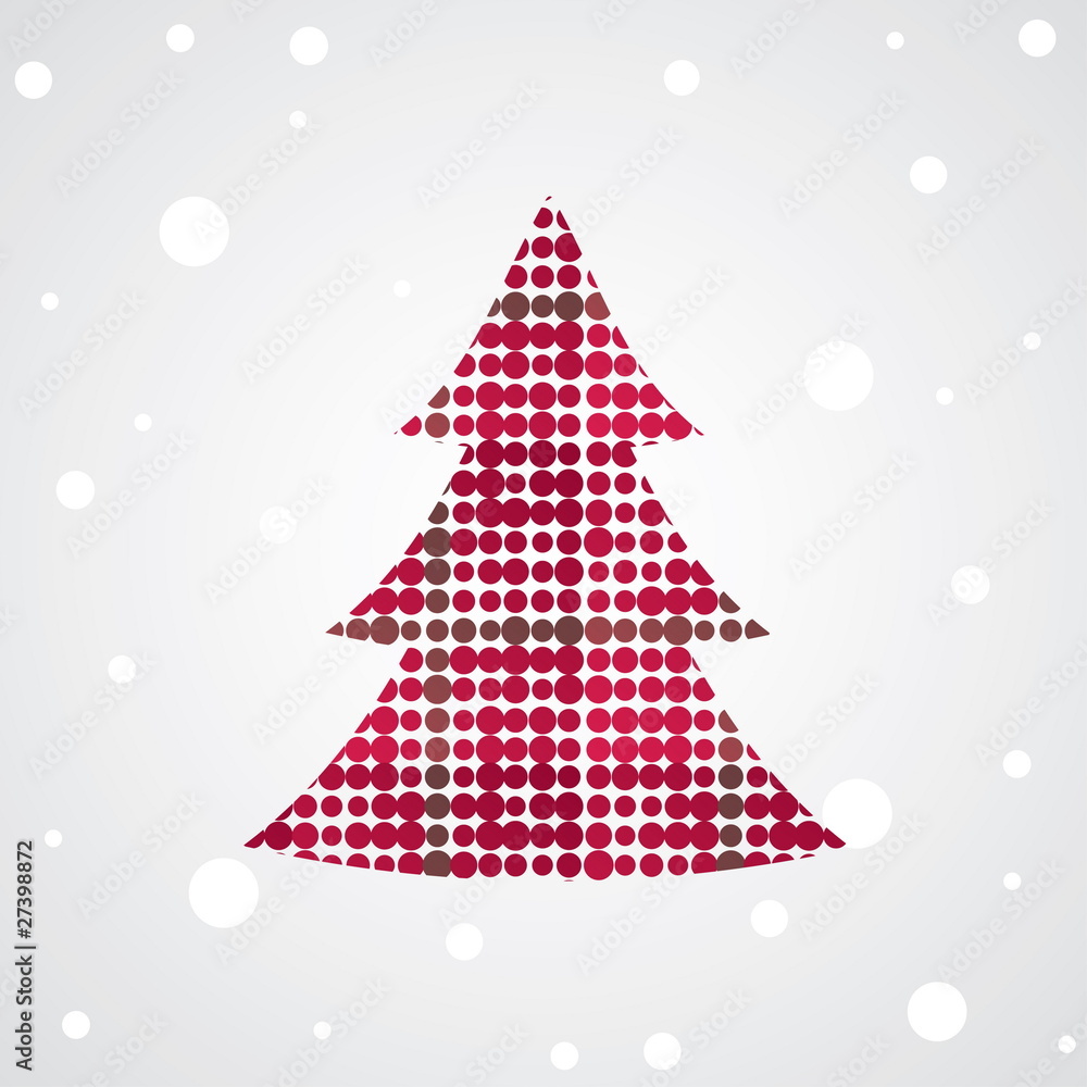 Christmas tree . Vector illustration Christmas tree . Vector illustration
