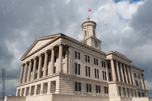 Photography State Capitol in Nashville, capital of Tennessee state, USA