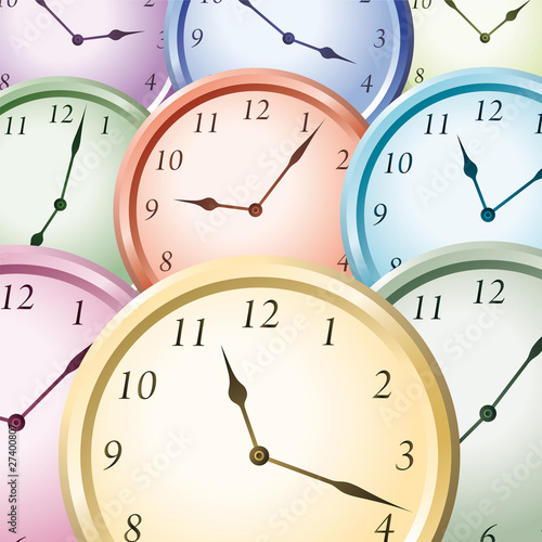 orologi colorati