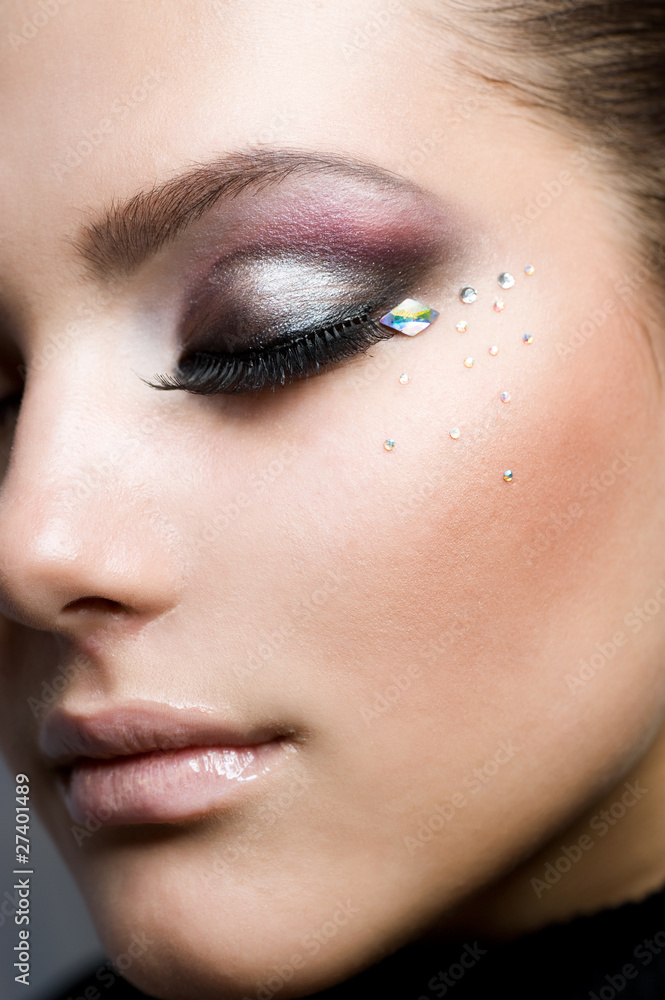 Fototapeta premium Beautiful Woman Face.Perfect Makeup
