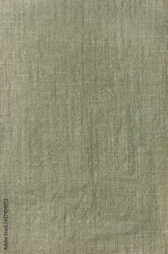 Natural Dark Grey Khaki Cotton Texture Background Closeup