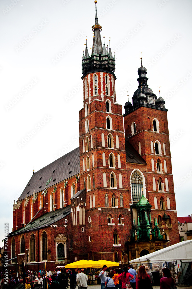 St Mary's church in Cracow (Poland)