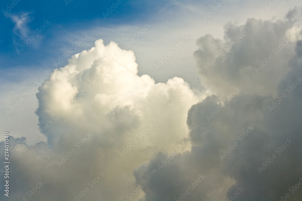 Blue sky with cloud Blue sky with cloud