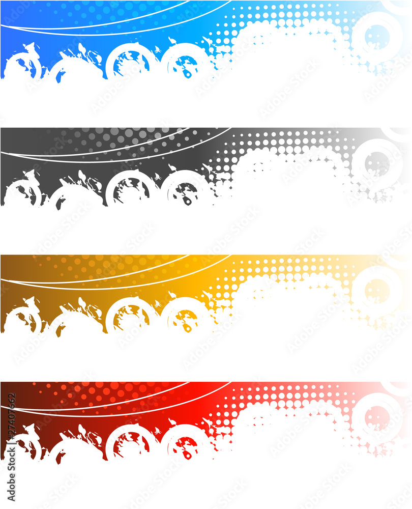Abstract banners. Vector