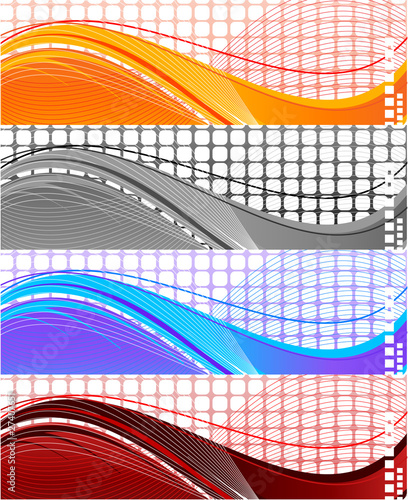 Abstract banners. Vector