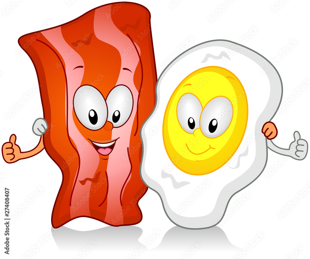 Fototapeta premium Bacon and Egg