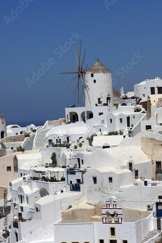 windmill in oia