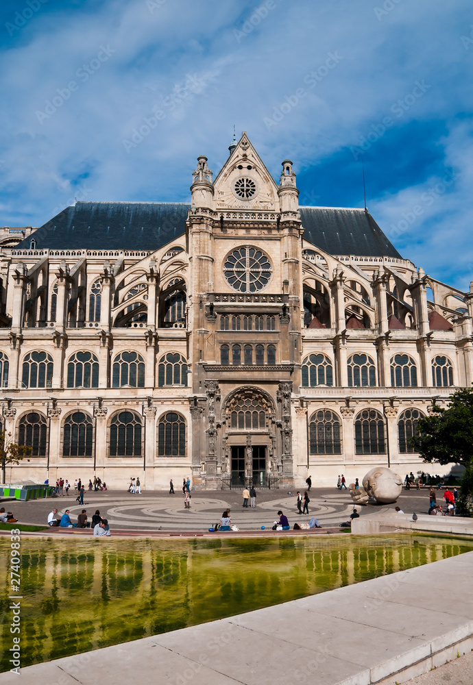 Obraz premium Saint Eustache church in Paris.