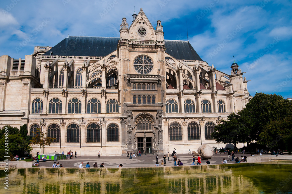 Saint Eustache church in Paris.