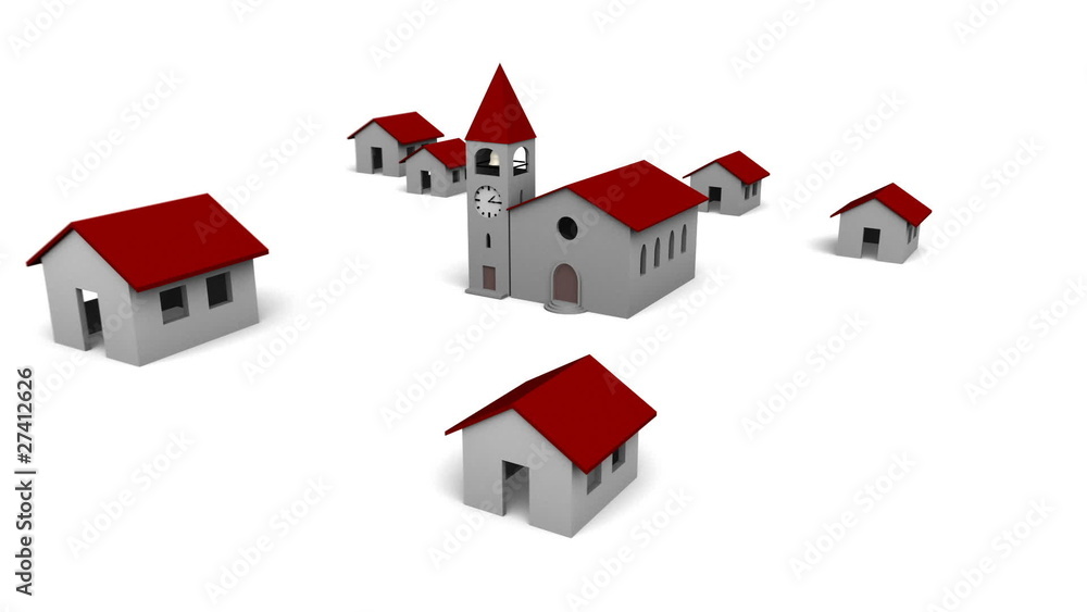 Village Growing Around the Church Village Growing Around the Church