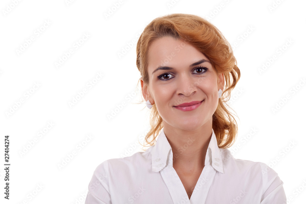 beautiful business woman's face beautiful business woman's face