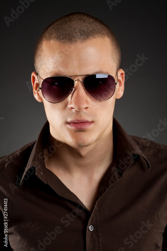 young man with sunglasses