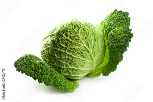 fresh savoy cabbage