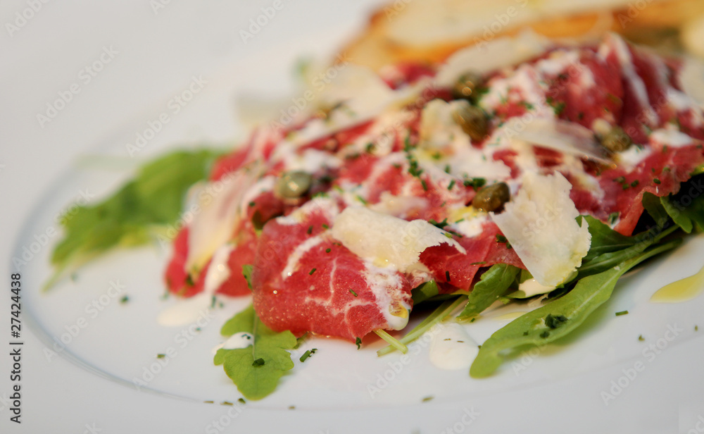 beef meat carpaccio beef meat carpaccio