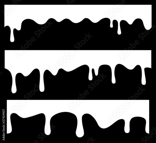 Vector seamless drips