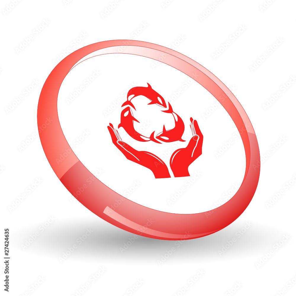 Protection nature. Vector icon. Protection nature. Vector icon.