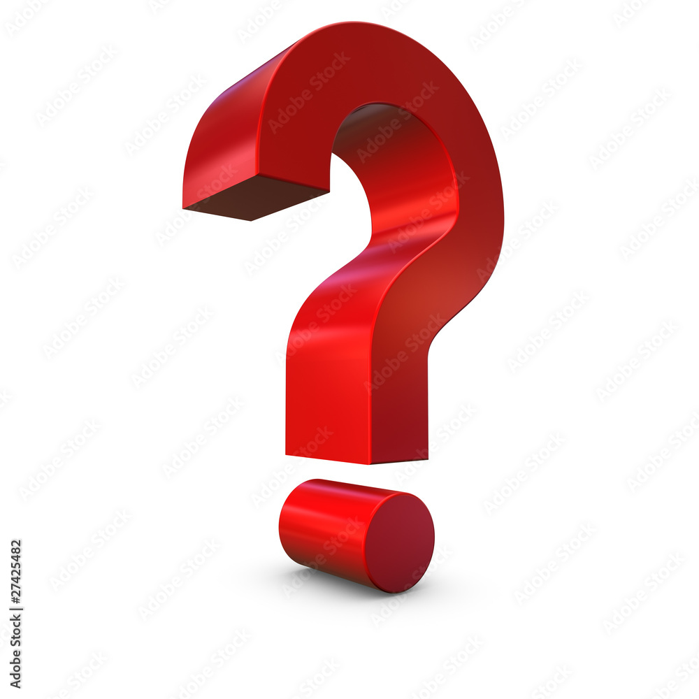 3d question mark 3d question mark