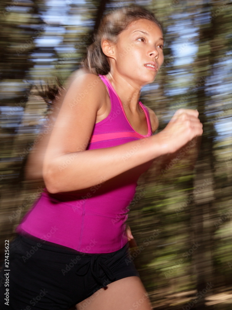 Fototapeta premium Female runner