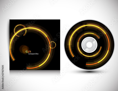 CD Cover Design Template.Vector illustration.