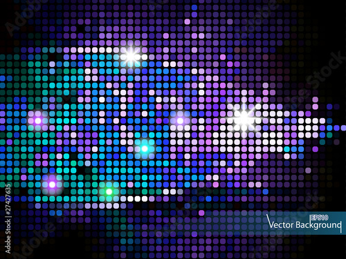 Mosaic background or business card. EPS10 Vector.
