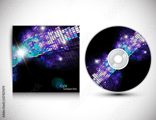 CD Cover Design Template.Vector illustration.