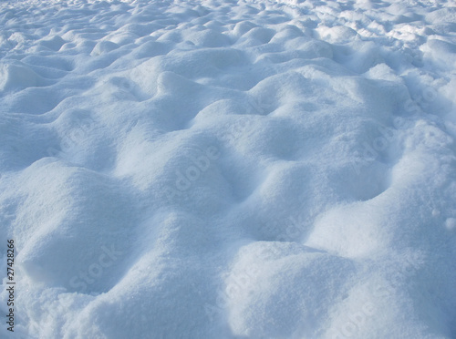 Natural winter background - white snow