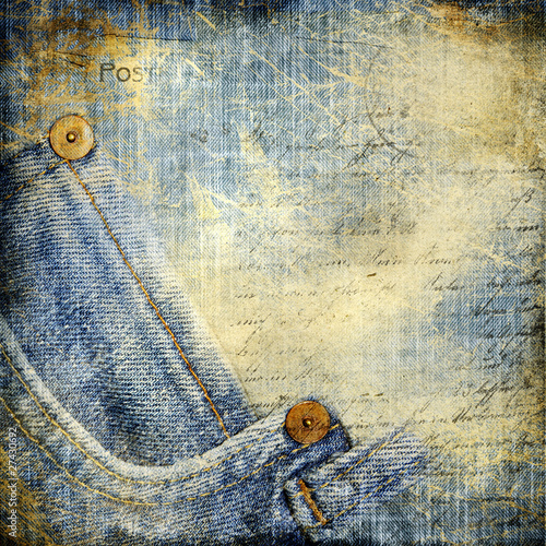 vintage jeans background