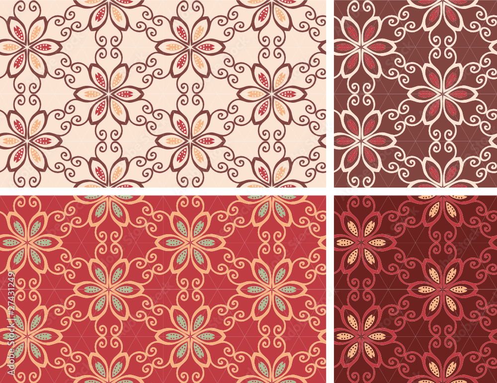 flower pattern set
