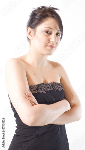 Billede på lærred jeune femme en robe