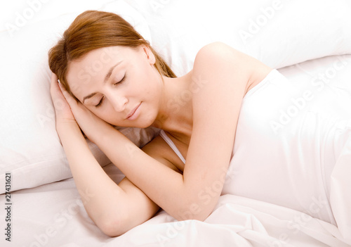 sleeping woman