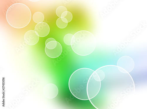 Abstract glowing figures background