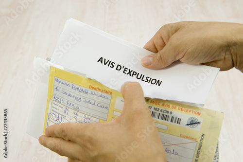 Avis d'expulsion