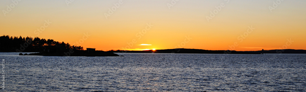 Sunset panorama Sunset panorama