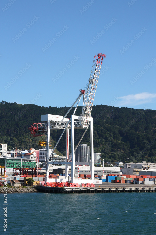 Wellington harbor, New Zealand