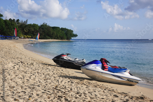 Crescent Beach in the Caribbean