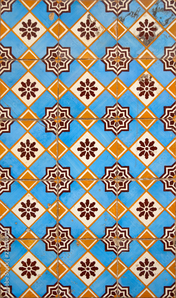 Portuguese facade glazed tiles Portuguese facade glazed tiles
