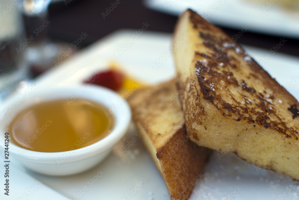 French Toast with Honey French Toast with Honey