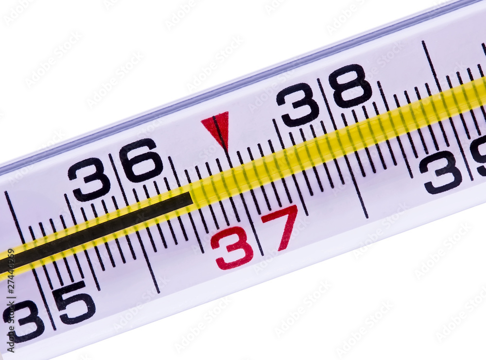 Thermometer of a body normal temperature Thermometer of a body normal temperature