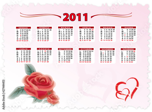 calendario 2011 love