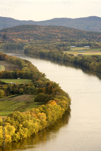 River through Fields