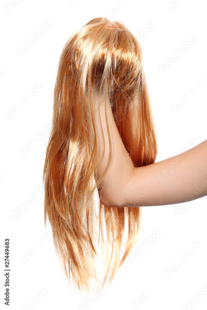 Fototapeta premium Blond wig
