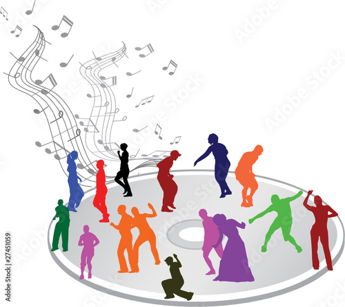 DANSEURS ET DISQUE