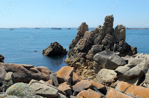 St. Agnes and Western Rocks, Isles of Scilly, Cornwall UK.