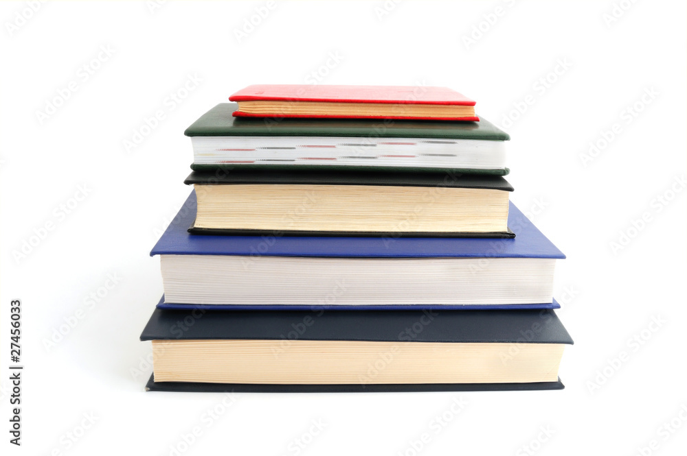 Books on white Books on white