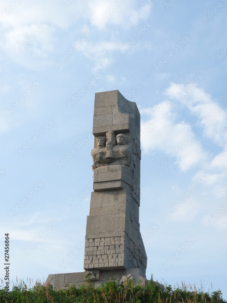 Statue commémorative, Westerplatte, Gdansk