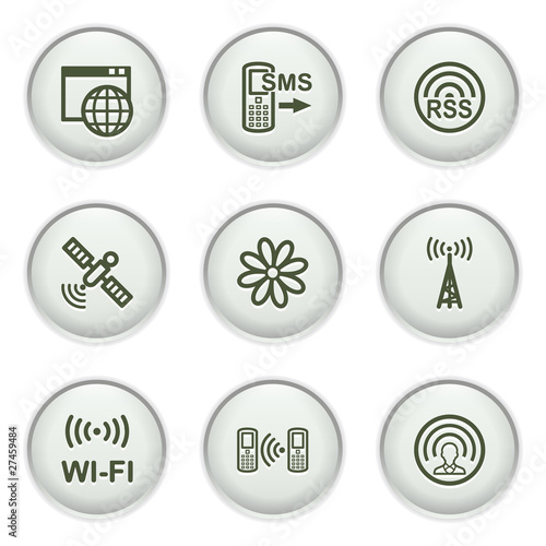 Gray icon with button 30