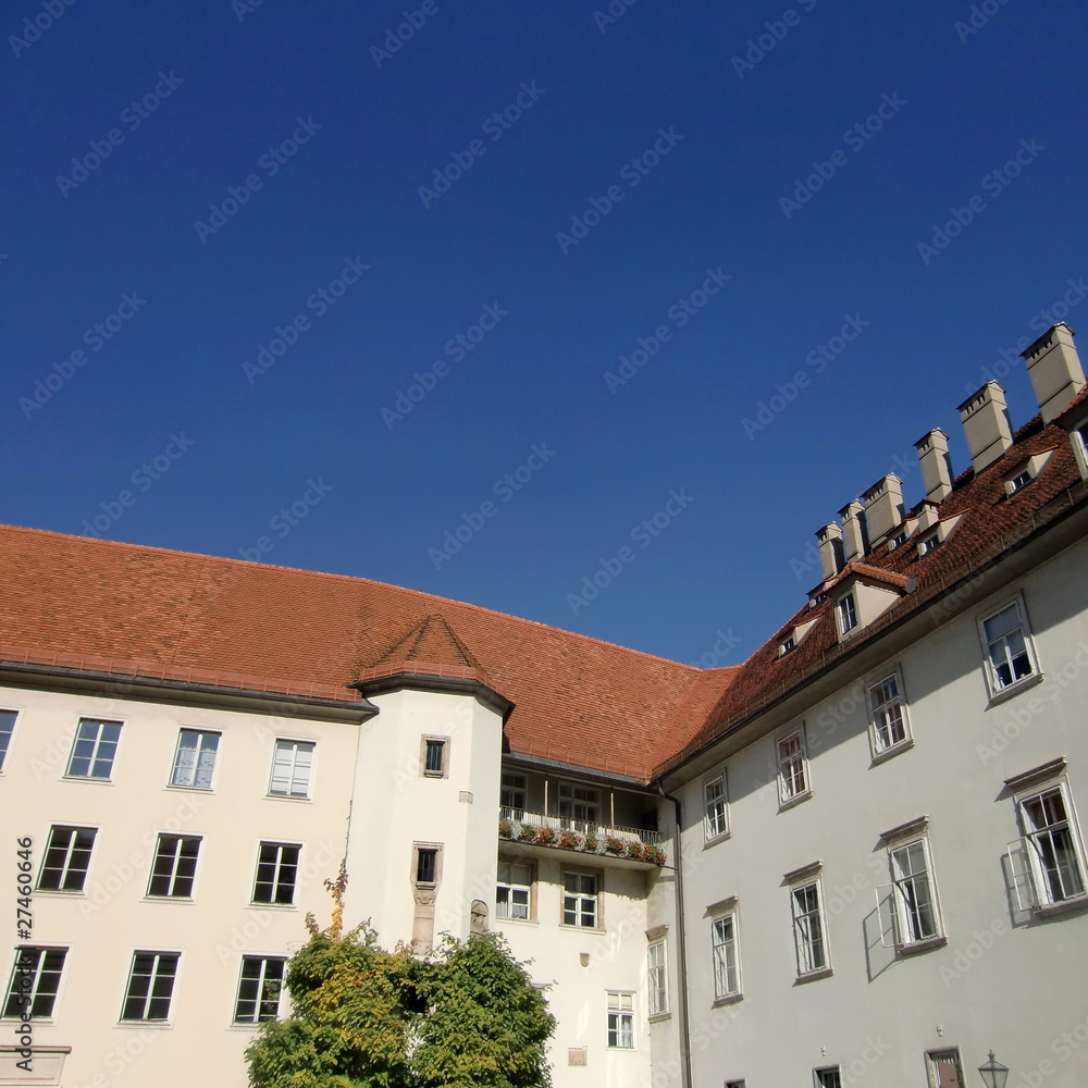Historische Grazer Burg / Steiermark / Österreich